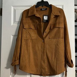 Blue B Collection Fringe Jacket